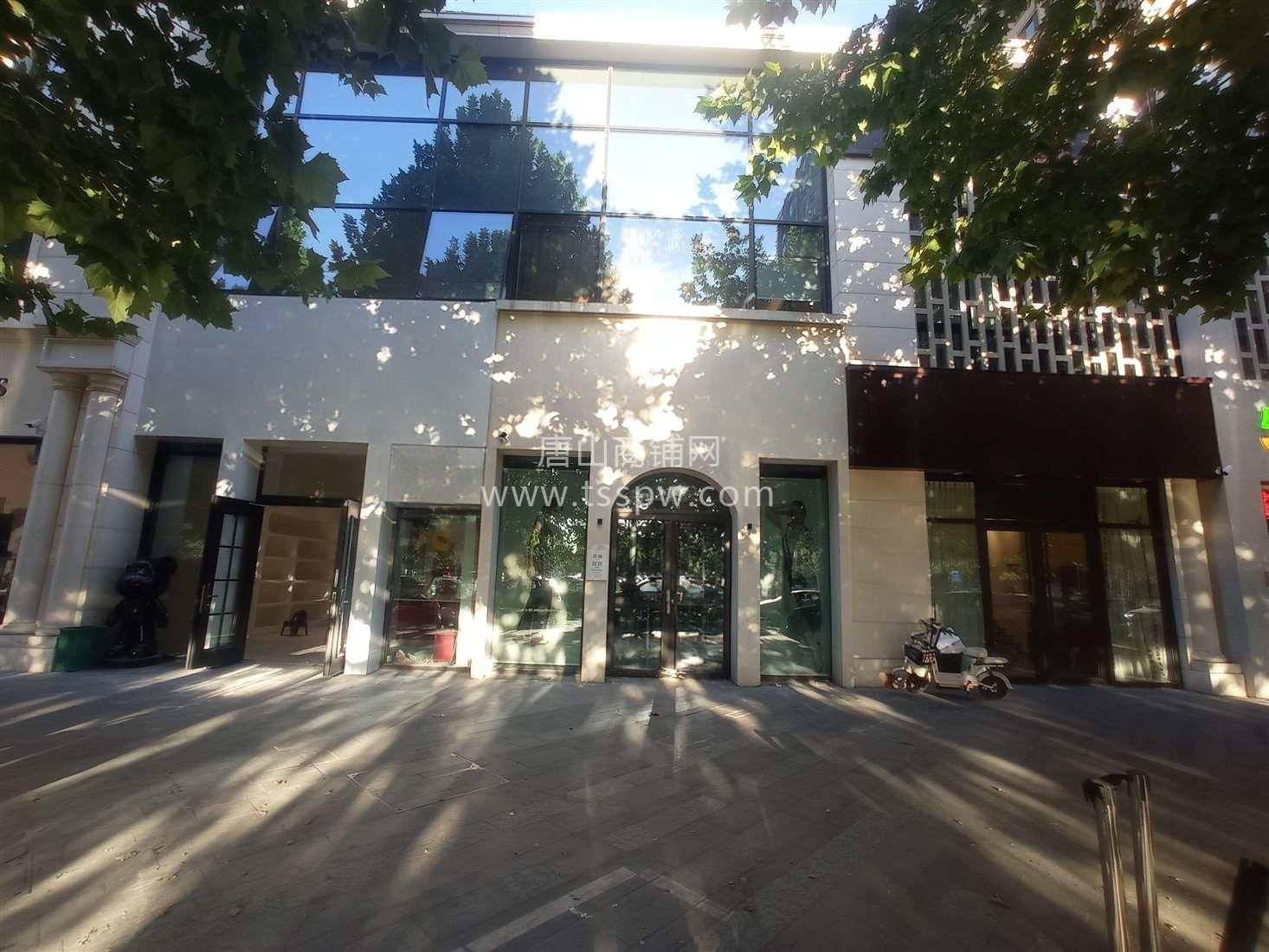 凤凰新城高端社区的临街商铺出租，纯一层9...